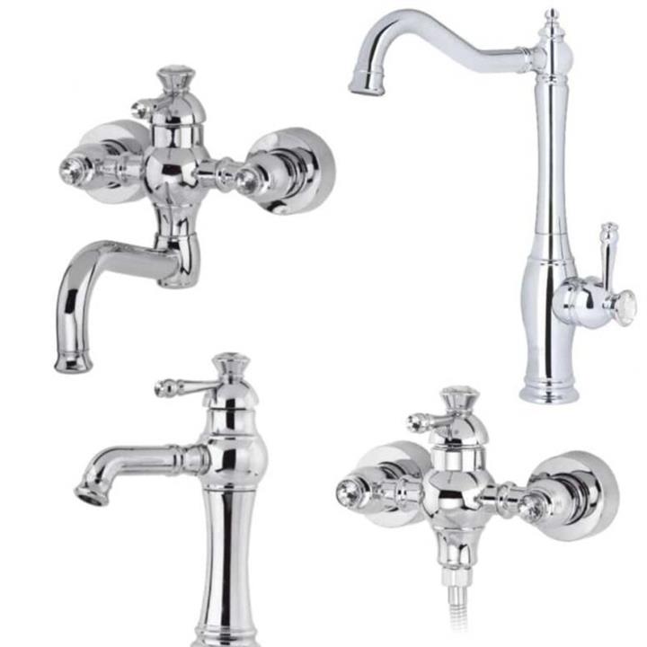 شیرالات ست کامل مدل بیزانس رنگ کروم